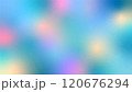 抽象的でカラフルな背景素材。青・紫・緑色のポイントグラデーション。 120676294