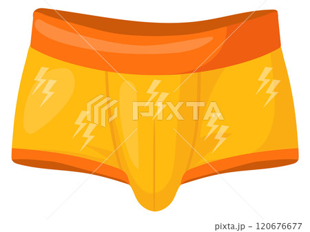 Swim underpants male fashion apparel cartoon icon Swim underpants male fashion apparel cartoon icon 120676677