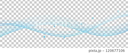 Refreshing abstract banner white and blue 120677106