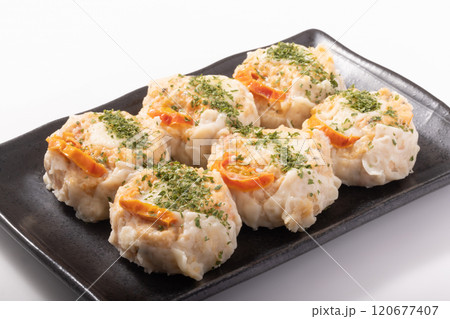 トマトとモッツァレラチーズの鶏焼売 トマトとモッツァレラチーズの鶏焼売 120677407