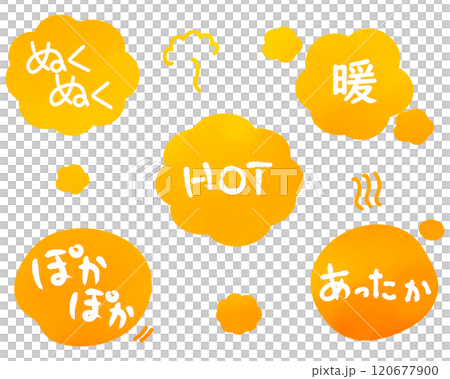 Orange warm image motif material and text Orange warm image motif material and text 120677900