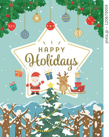 メリークリスマス　ハッピーホリデーズ 120678009