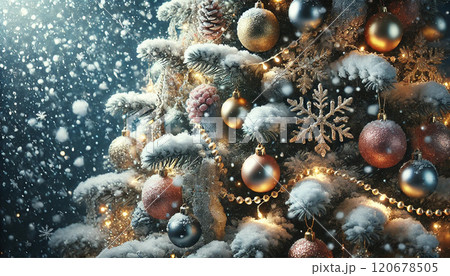 クリスマスの背景イメージ素材 120678505