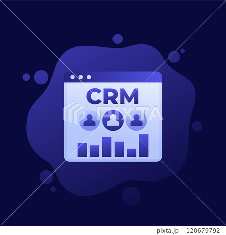 CRM software, customer relationship management 120679792
