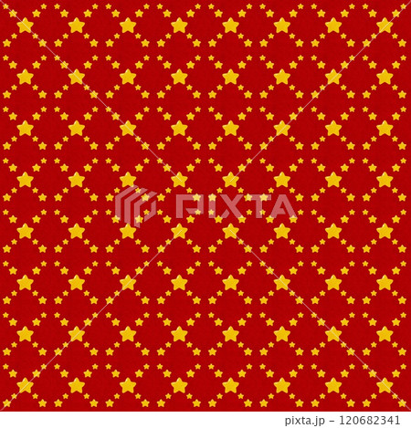 seamless pattern with red stars 120682341