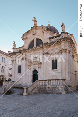St. Blaise's Church in old town of Dubrovnik city, Croatia 120682758