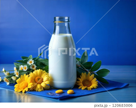 Full Bottle of Milk 120683006