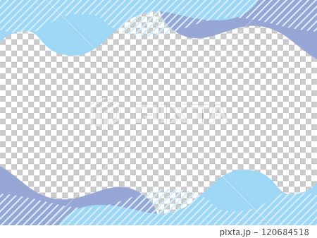 Wave frame abstract stripes blue light blue Wave frame abstract stripes blue light blue 120684518