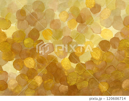 茶色の水彩キラキラ抽象背景 120686714