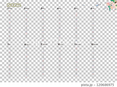 2025 calendar, planner 120686975