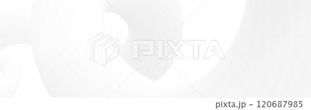 White tech background. Modern geometric wallpaper. Elegant smooth template. Neutral fluid gradient for website, poster or business card. Minimal light texture. Vector illustration 120687985