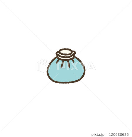 氷嚢　アイスバッグ　シンプル　手書き　イラスト 120688626
