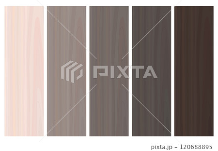 木目・木材テクスチャーベクターイラスト素材セット 120688895