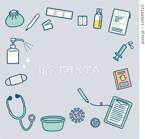 病気 小児科 背景 イラスト アイコン 病気 小児科 背景 イラスト アイコン 120689728