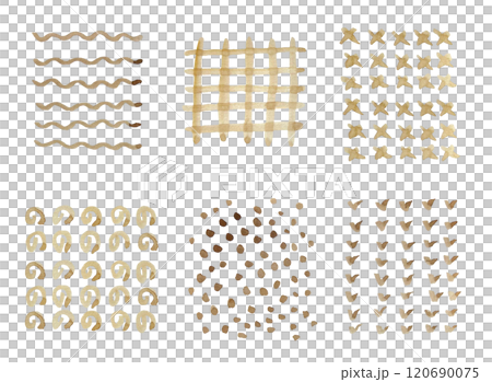 水彩で描いたテクスチャのイラスト素材　 120690075