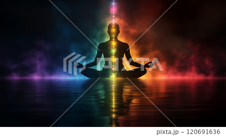 チャクラが開く女性 チャクラが開く女性 120691636