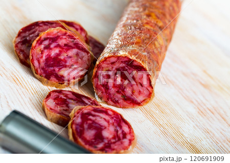 Spanish Salchichon 120691909