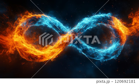 無限なる青の炎と赤の炎 120692181