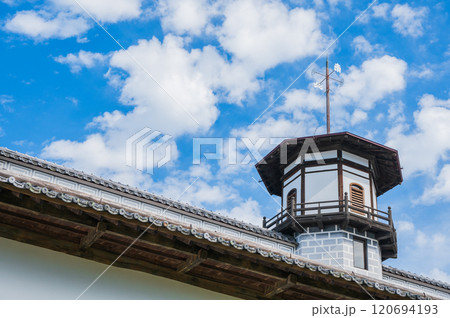 【旧山辺学校校舎】八角塔【松本市里山辺】 【旧山辺学校校舎】八角塔【松本市里山辺】 120694193