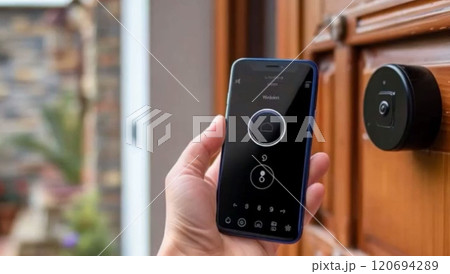 スマートロック 玄関セキュリティ スマートロック 玄関セキュリティ 120694289