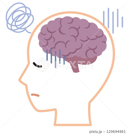 脳のストレス　疲労 120694861