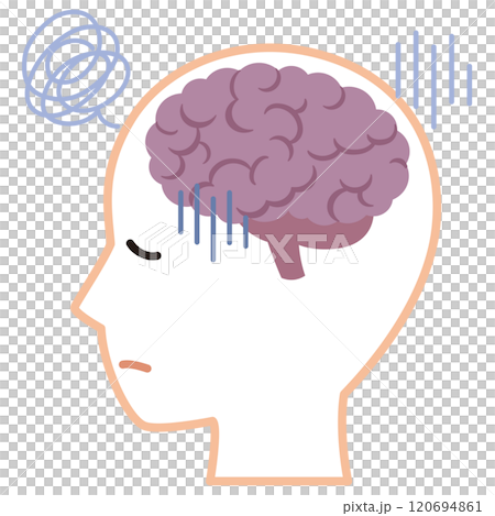 脳のストレス　疲労 120694861