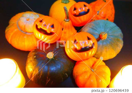 ハロウィン　ハロウィーン　Halloween　かぼちゃ　パンプキン　ジャック・オー・ランタン 120696439