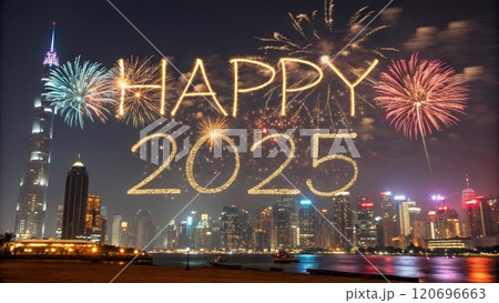 Happy New Year Boke 2025 Background  120696663