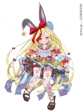 立ち絵素材「妖兎の娘」女の子表情2 立ち絵素材「妖兎の娘」女の子表情2 120698390