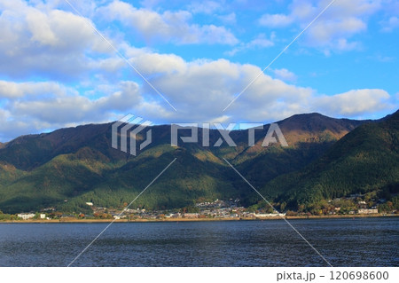 秋の河口湖周辺 秋の河口湖周辺 120698600