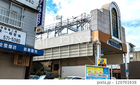 大阪 朝潮橋 八幡屋商店街のアーケード 大阪 朝潮橋 八幡屋商店街のアーケード 120701638