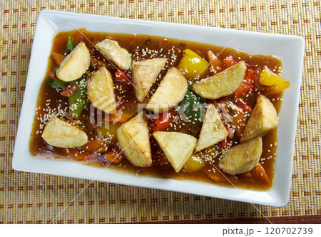 stewed mutton with vegetable 120702739