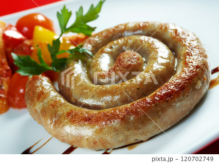Sausage making roasted Sausage making roasted 120702749