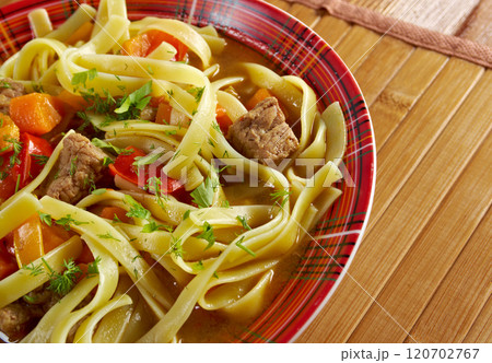 oriental uzbek soup lagman oriental uzbek soup lagman 120702767