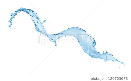 Water splash on white 120703078