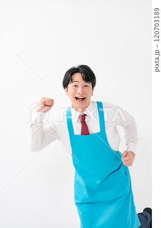 ビジネスマン　実演販売　急ぐ 120703189