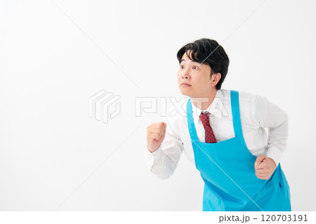 ビジネスマン　実演販売　急ぐ 120703191