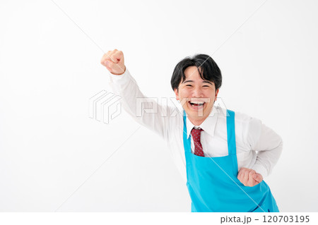 ビジネスマン　実演販売　急ぐ 120703195