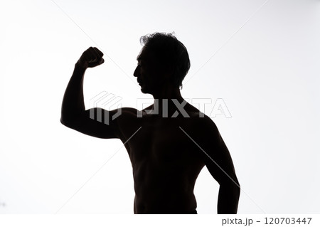 筋肉 シルエット 筋肉 シルエット 120703447
