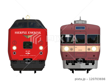 長崎の列車No.4_485系300番台 / 421系 長崎の列車No.4_485系300番台 / 421系 120703698
