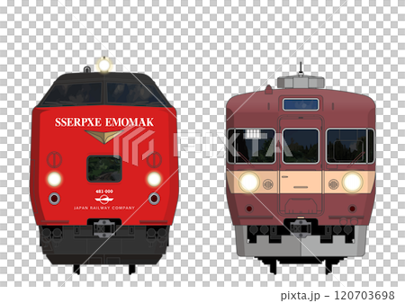 長崎の列車No.4_485系300番台 / 421系 長崎の列車No.4_485系300番台 / 421系 120703698