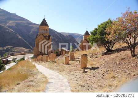 The ancient monastery of Tatev in Armenia is a UNESCO World Heritage Site 120703773