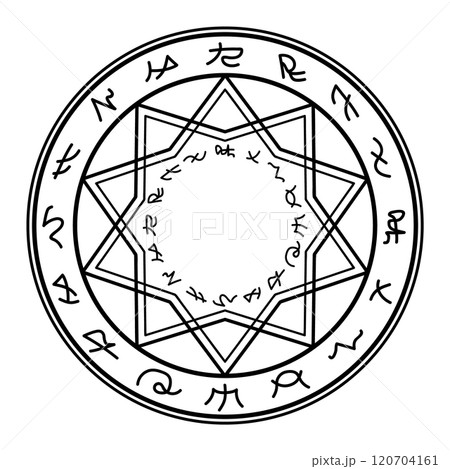 シンプルな魔法陣 シンプルな魔法陣 120704161