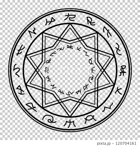 シンプルな魔法陣 シンプルな魔法陣 120704161