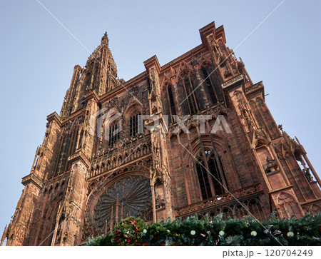 Famous Notre Dame Cathedral in Strasbourg 120704249