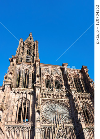 Famous Notre Dame Cathedral in Strasbourg Famous Notre Dame Cathedral in Strasbourg 120704252