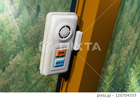 防犯イメージ （窓用防犯ブザー／窓用防犯アラーム） 120704355