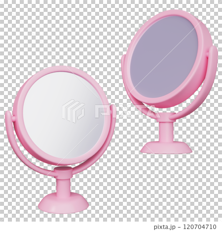 circle shape mirror 3D graphic 120704710