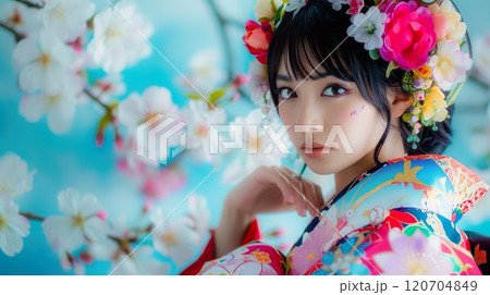 コスプレをした女性イメージ09 120704849