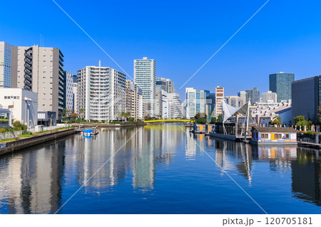 東京 品川区 新東海橋から見た 天王洲運河 東京 品川区 新東海橋から見た 天王洲運河 120705181